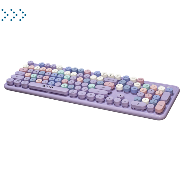 Клавиатуры AULA AC306 Purple-Colorful